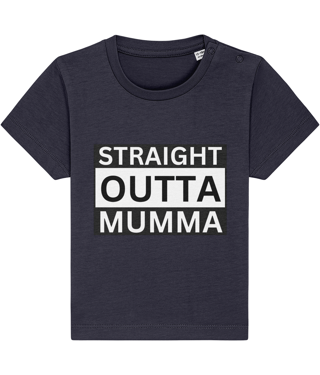 Baby T-shirt Straight Outta Mumma 1000021842