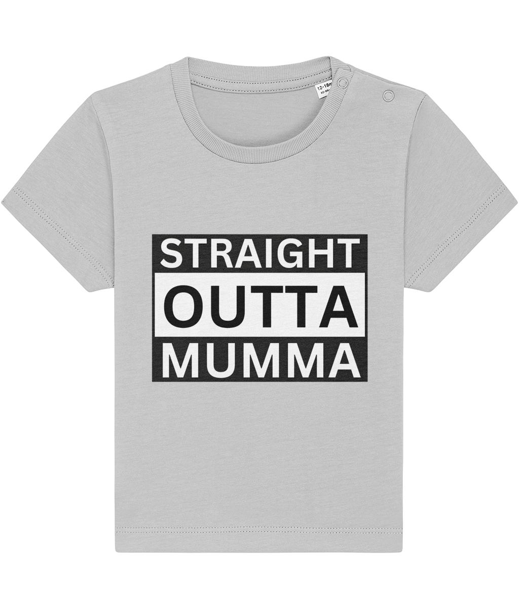 Baby T-shirt Straight Outta Mumma 1000021842