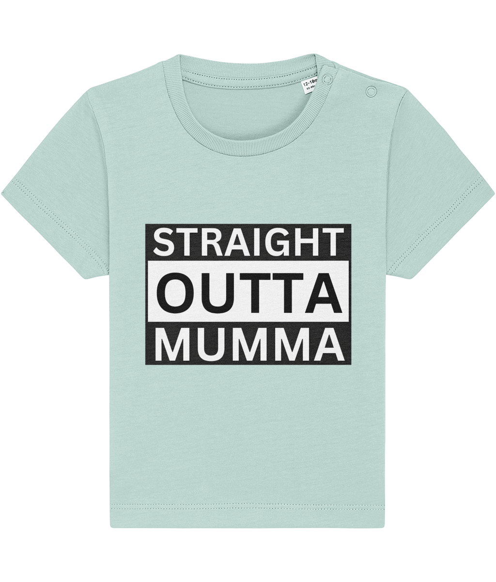 Baby T-shirt Straight Outta Mumma 1000021842
