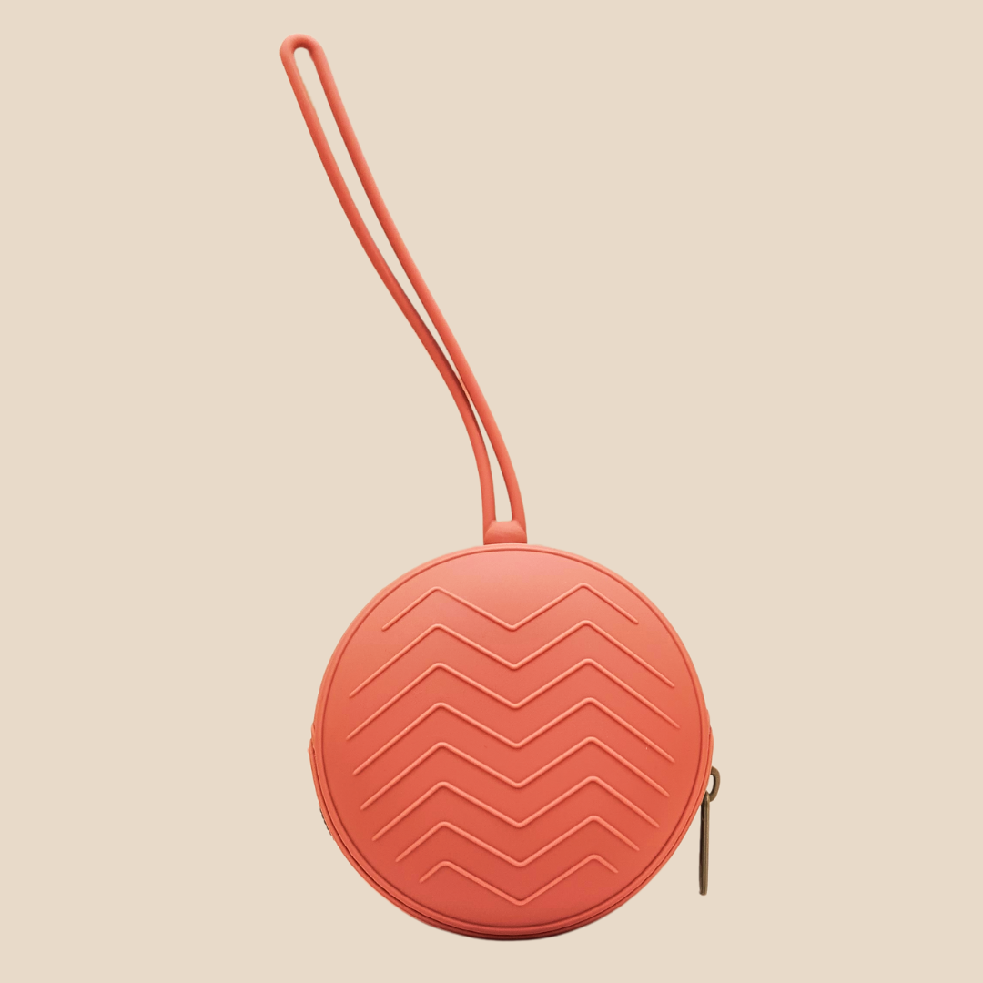Soft Zipper Silicone Circular Case