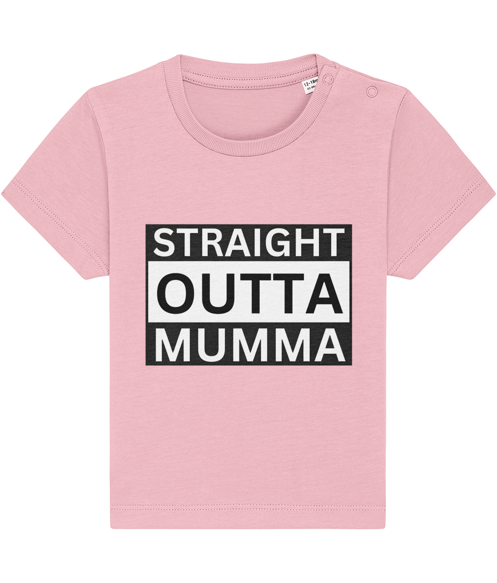 Baby T-shirt Straight Outta Mumma 1000021842