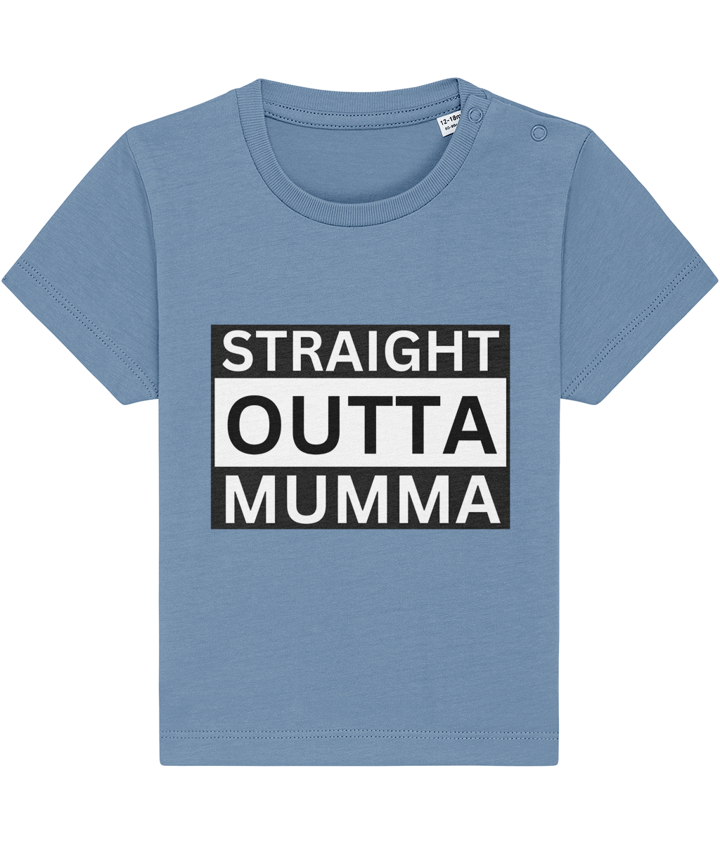 Baby T-shirt Straight Outta Mumma 1000021842