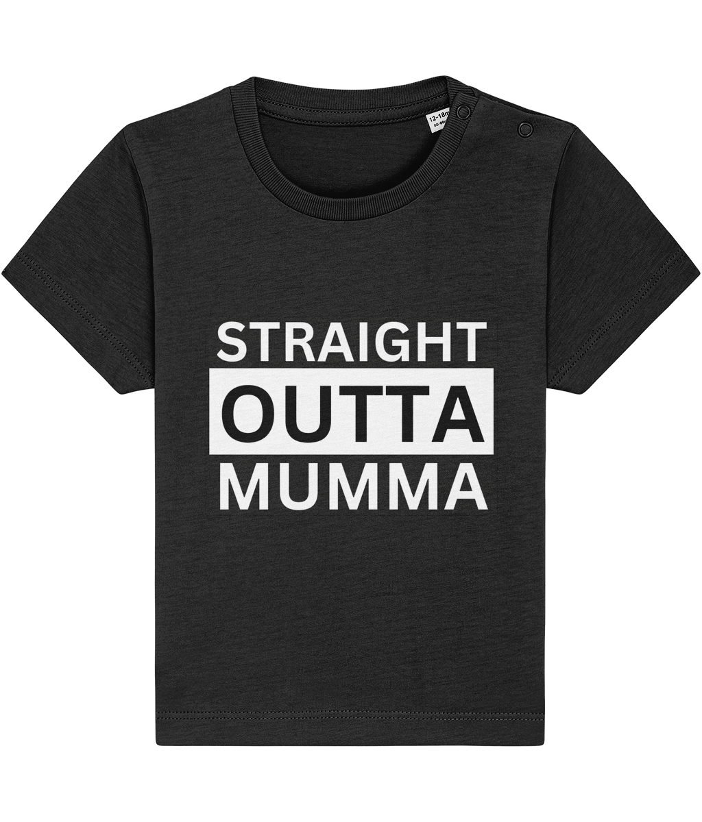 Baby T-shirt Straight Outta Mumma 1000021842