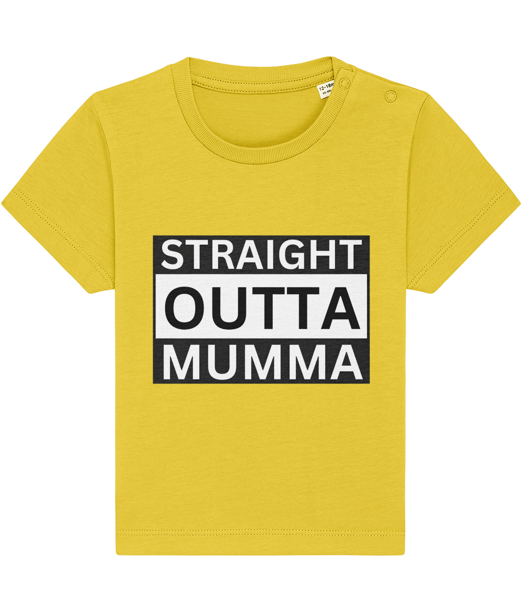Baby T-shirt Straight Outta Mumma 1000021842