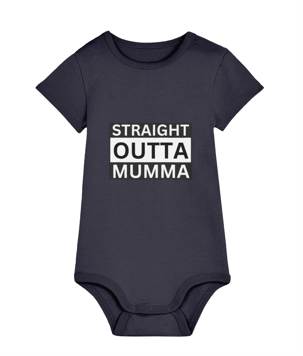 Baby Bodysuit Straight Outta Mumma 1000021279