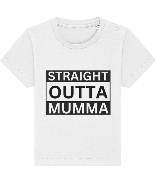 Baby T-shirt Straight Outta Mumma 1000021842