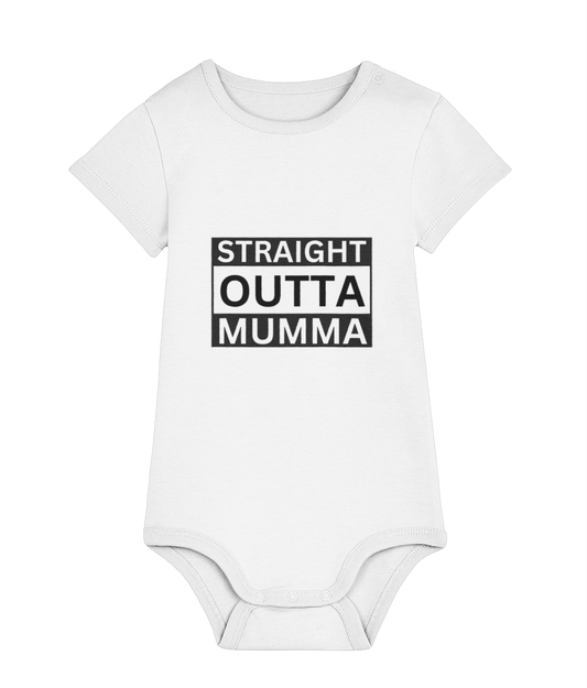 Baby Bodysuit Straight Outta Mumma 1000021279