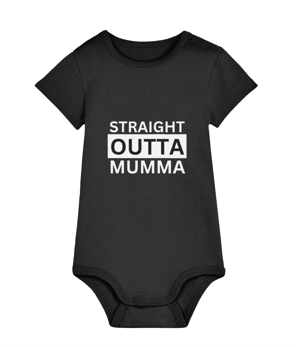 Baby Bodysuit Straight Outta Mumma 1000021279