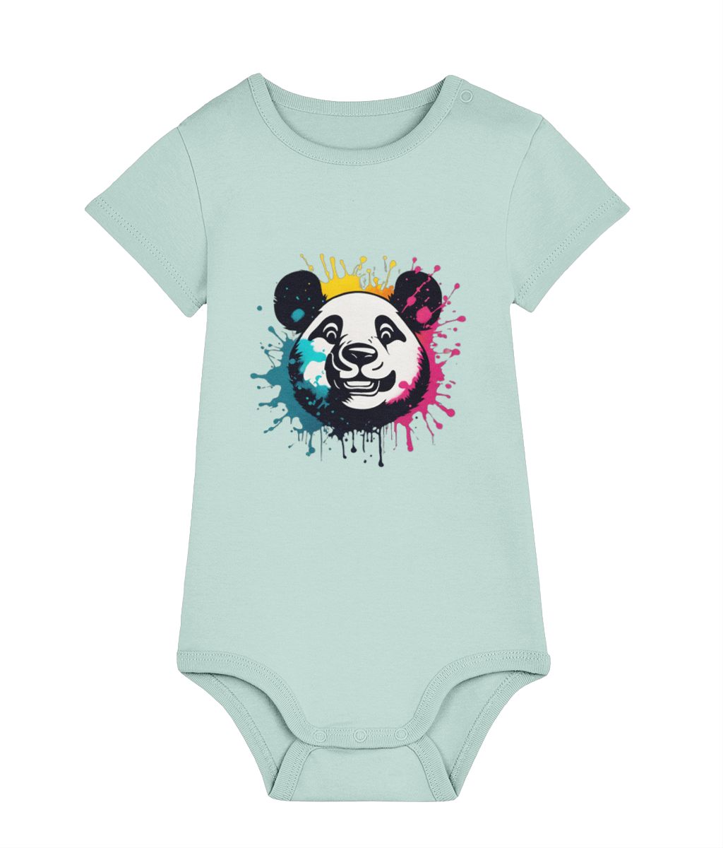 Baby Bodysuit Panda Paint 1000021837