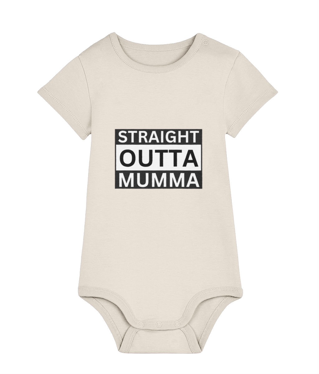 Baby Bodysuit Straight Outta Mumma 1000021279